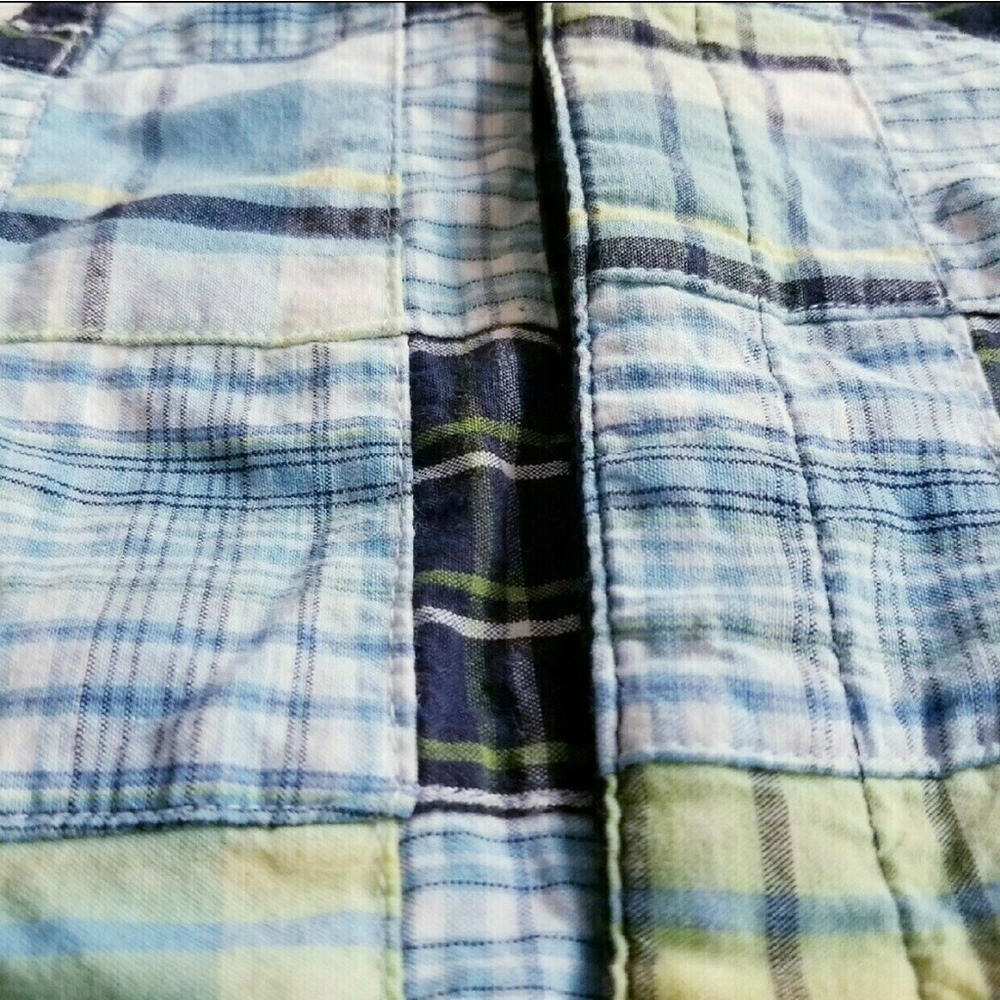 Old Navy Vintage Cotton Patchwork Romper 3/6M - Picture 5 of 9